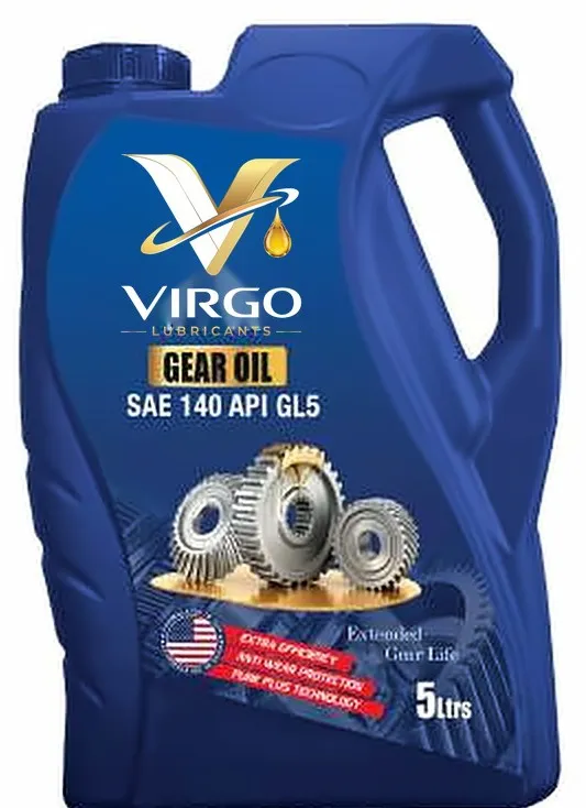 Virgo Gear Oil SAE 140 API GL-5, 5 litre blue jug